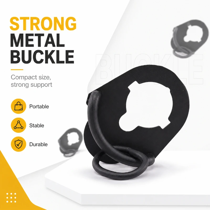 Surface Treated Metal Swivel Connect Ring Durable Alloy Buckle Different Versions For Outdoor DIY Modify Projects