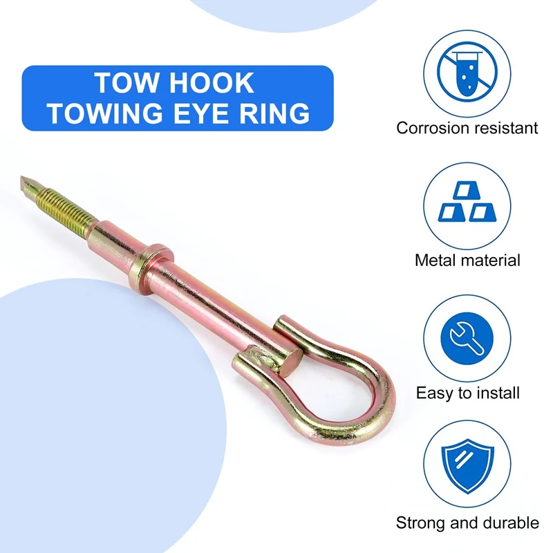 674416 gancio di traino per Peugeot 301 307 308 206 207 208 2008 per Citroen C3/C2/C4/C5 gancio di traino per rimorchio