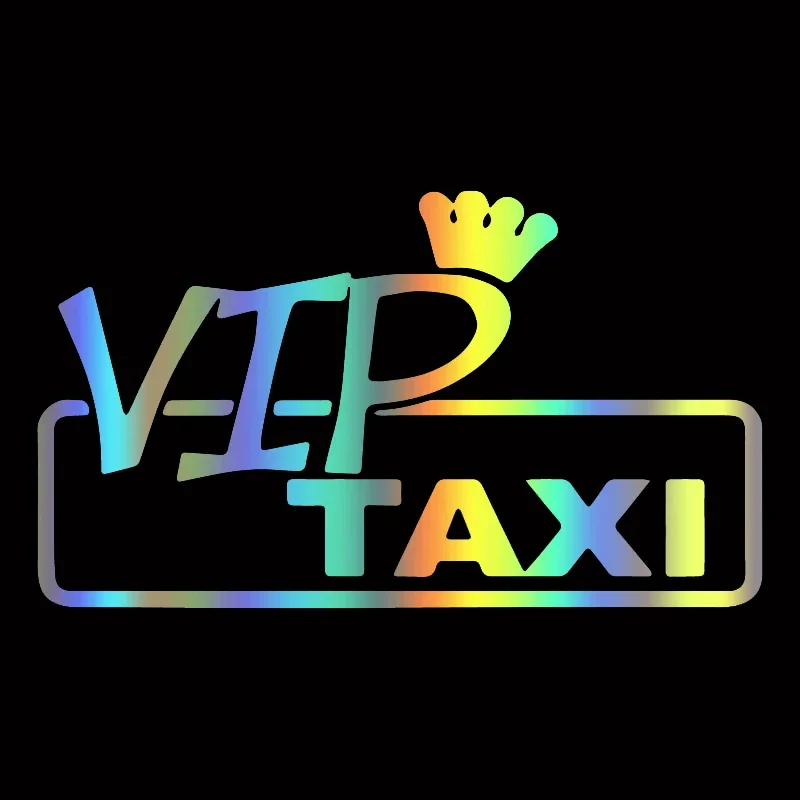 Waterproof and sunscreen VIP taxi funny car sticker vinyl decal for auto car stickers styling car decoration