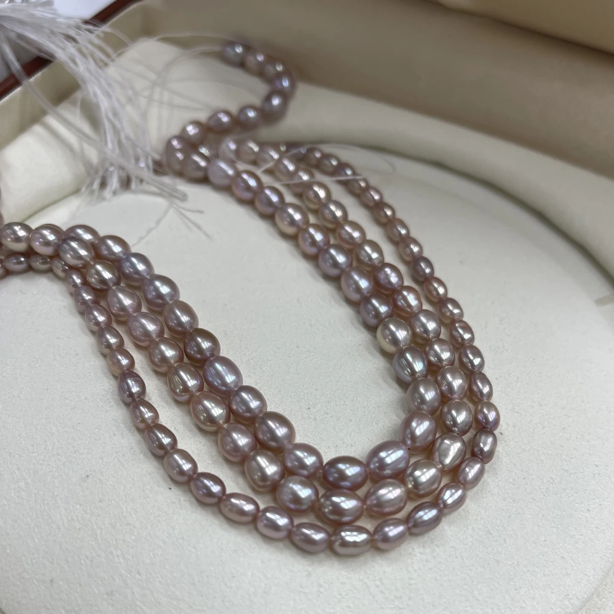 

4-5-6mm Factory Wholesale Natural Freshwater Pearl Purple Loose Bead for Jewelry Make DIY Necklace Earring Bracelet Accessory