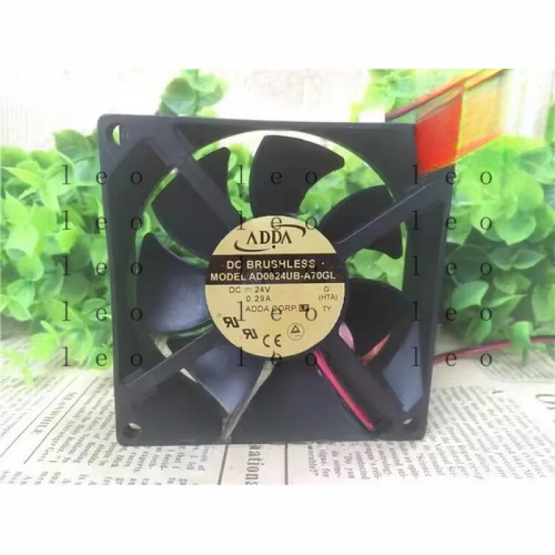 

CC for ADDA AD0824UB-A70GL DC24V 0.29A 80*80*25MM 2-wire Inverter Cooling Fan