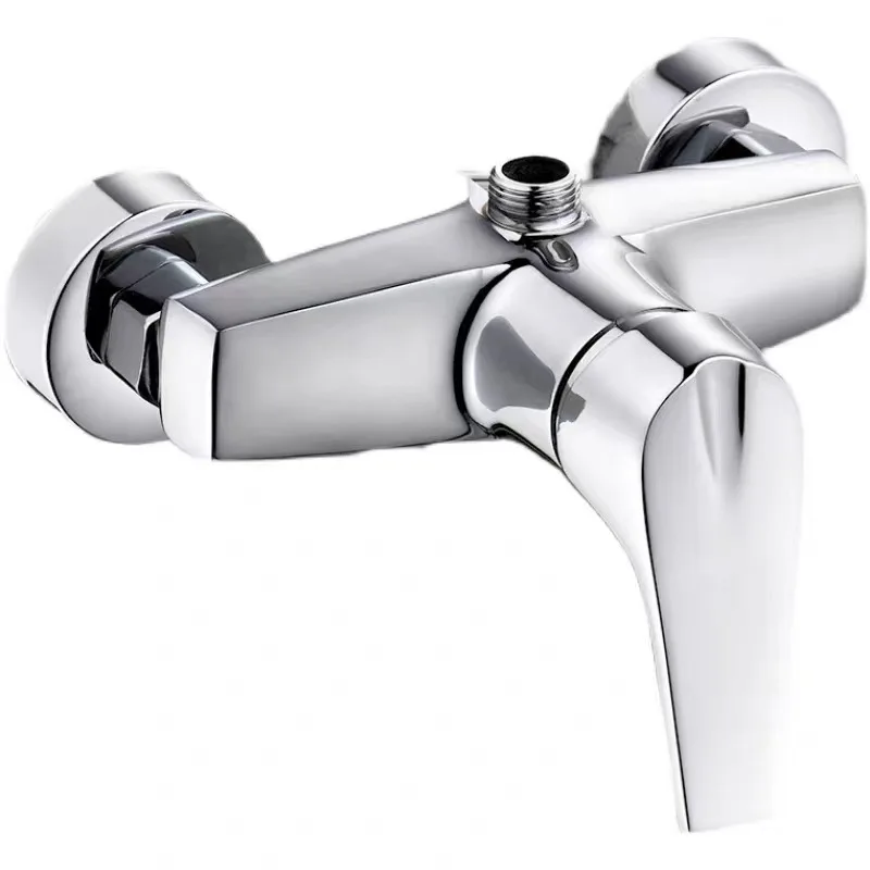 

Bathroom Tap for Cold and Hot Water Stainless Steel Wall Mounted Shower Faucet Shower Mixer Manual Control Plumbing Valve Switch
