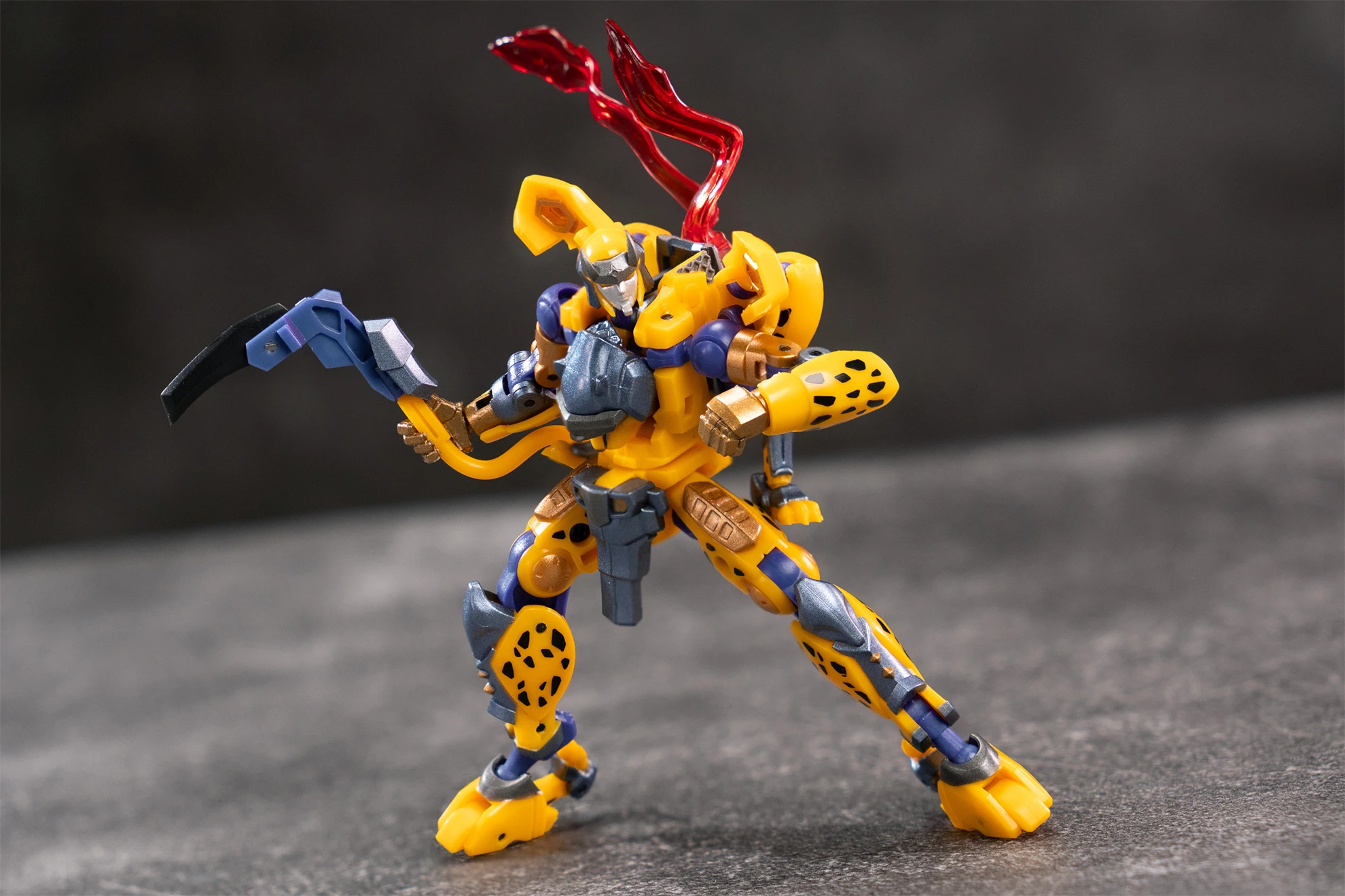 Iron Factory IF EX-76 EX76 Giocattoli Trasformabili in Scala Ridotta, Versione Guerriero Pantera Gialla Samurai, Robot Articolato per Appassionati