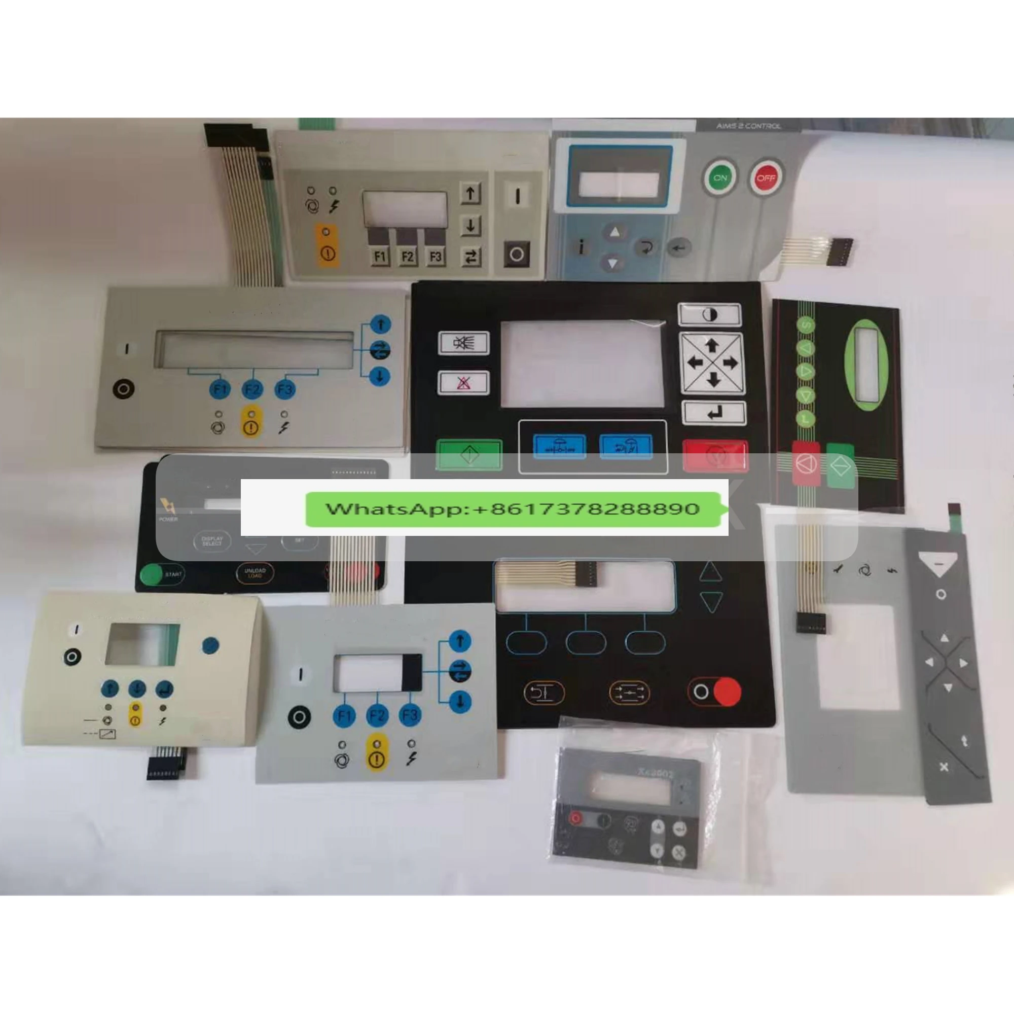 

Keypad Membrane Decal & LCD Screen Fits Atlas Copco Controller Control Panel 1900070008