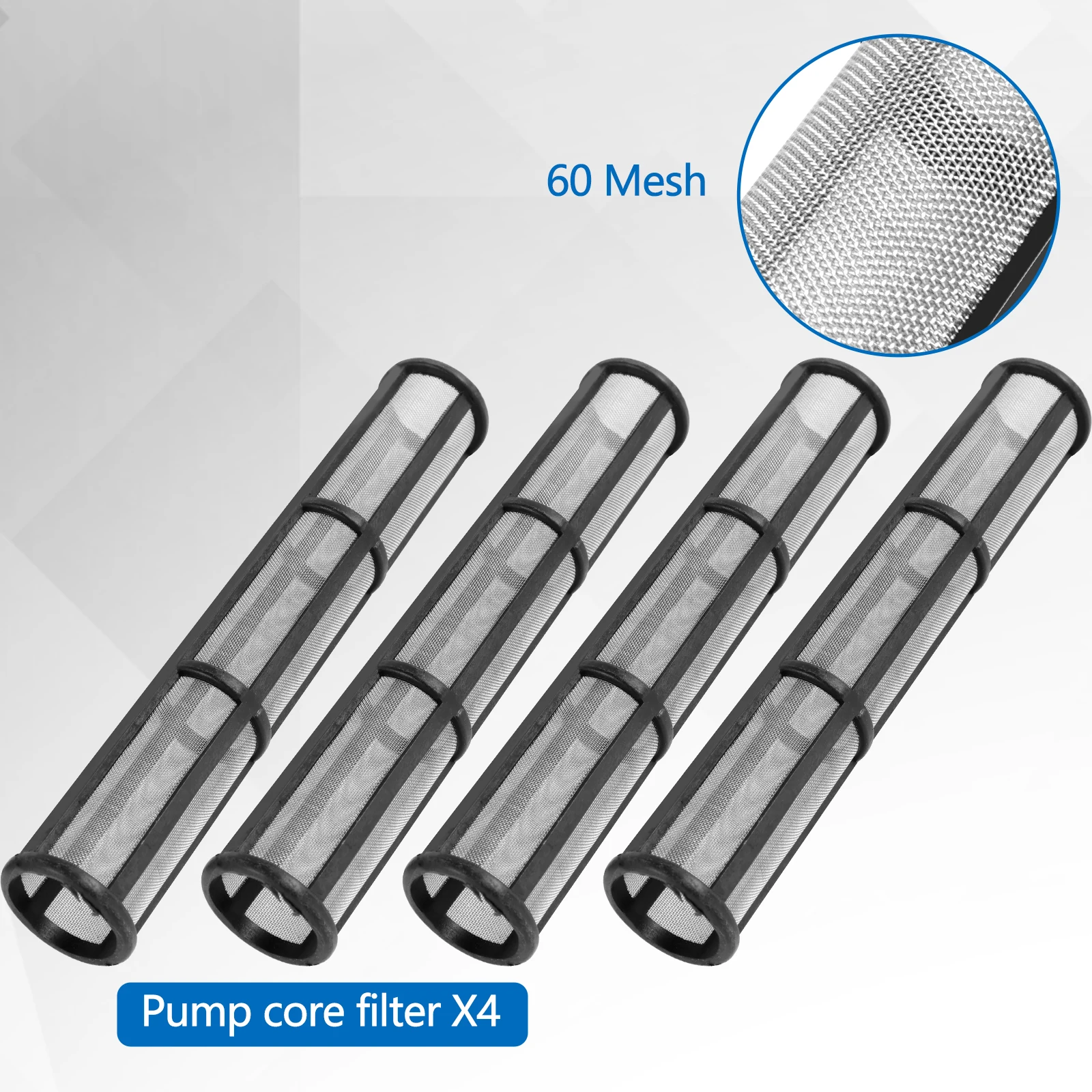 10 Pcs Black Airless Spray Pump Filter Grid 60 Mesh Standard Airless Spray Tool Filter Compatible for 695 795 Sprayers