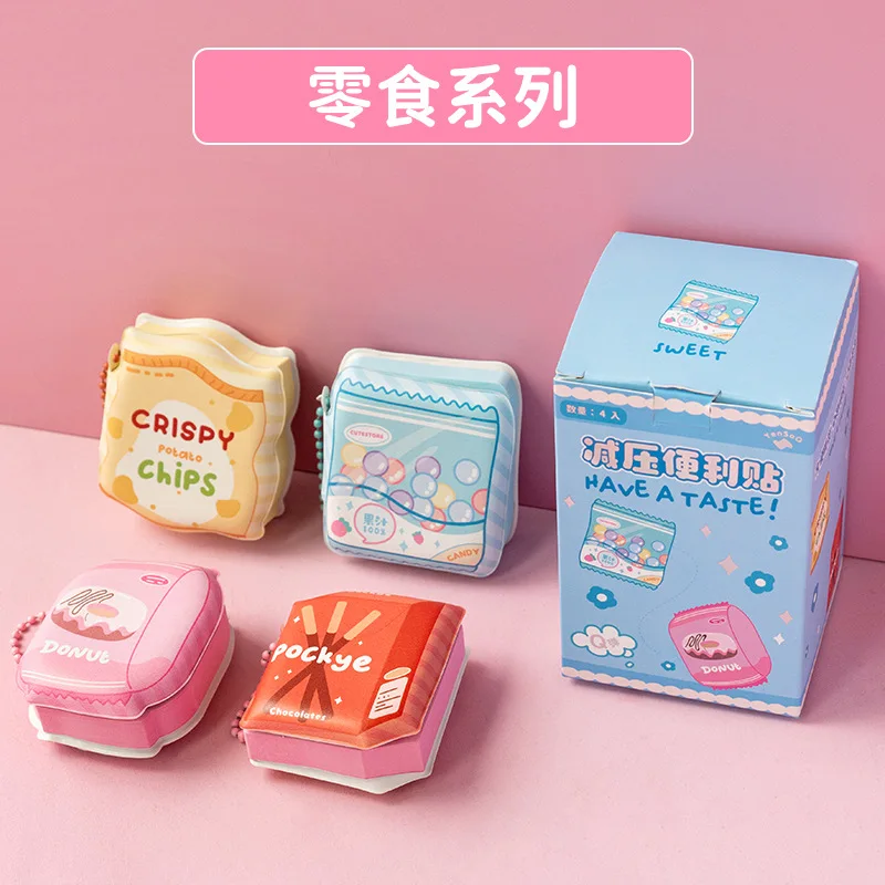 Catatan Dekompresi Buku Doudou Catatan Memo Kantor Portabel untuk Siswa Catatan Tempel