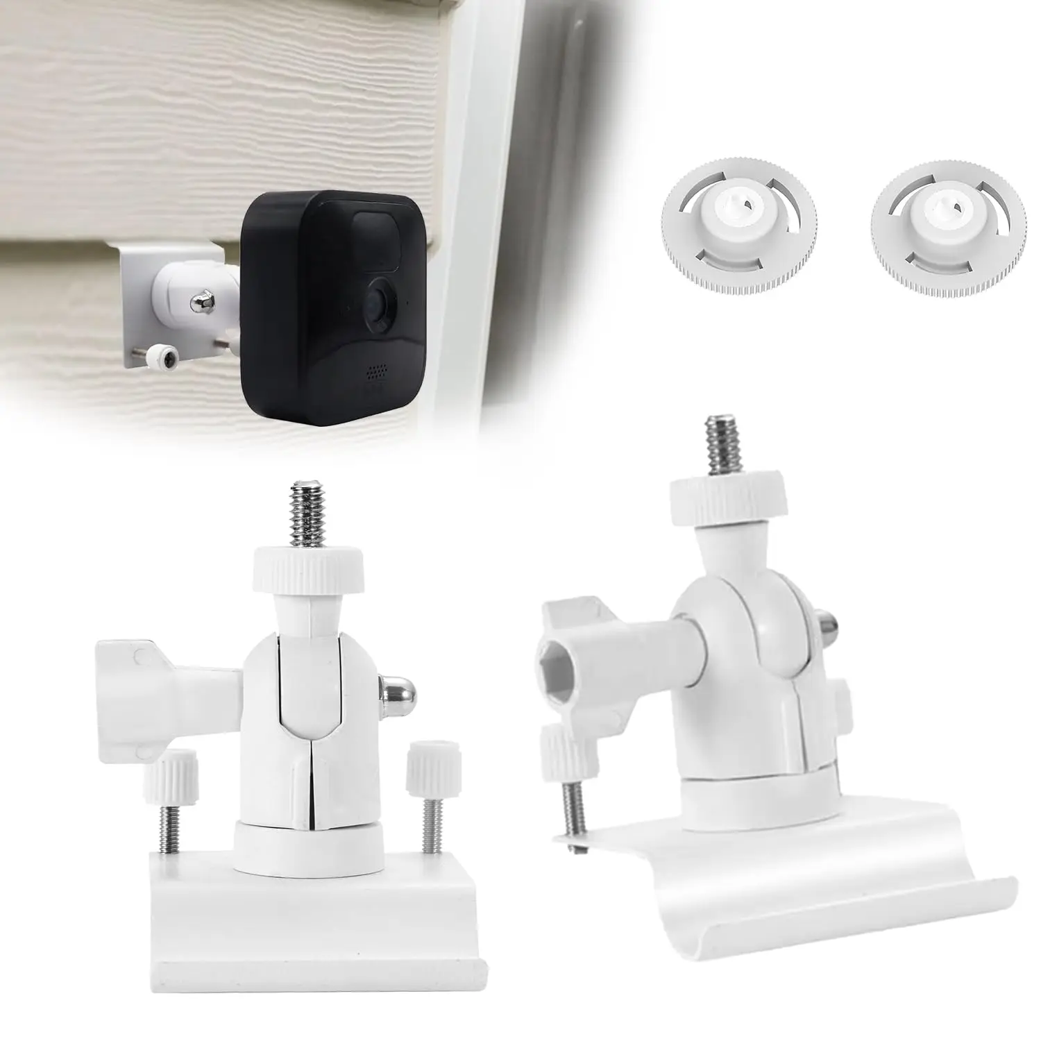 No-Drill Vinyl Siding Clips for Blink Outdoor 4 (4th Gen)/(3rd Gen), Blink XT/XT2, Blink Mini Security Camera