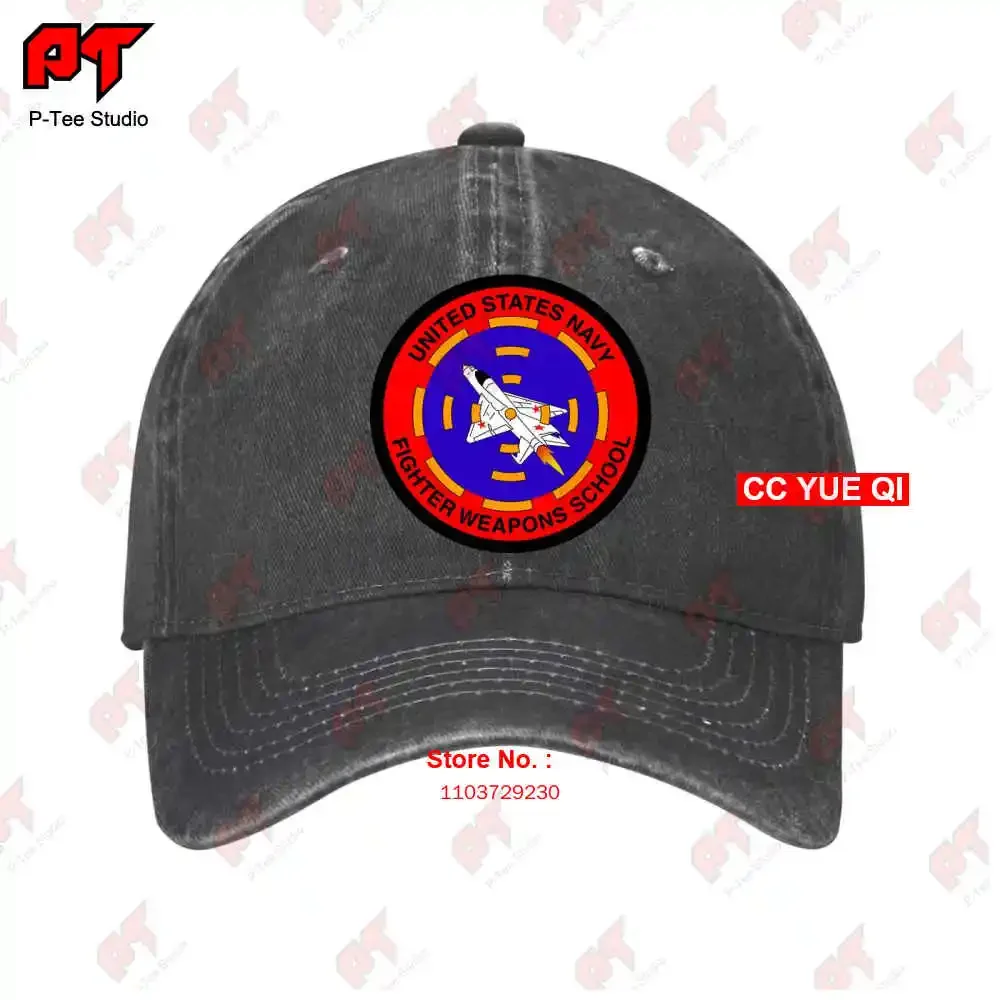 Real Top Gun Navy Fighter Weapons School F14 Baseball Caps Truck Cap Q23C