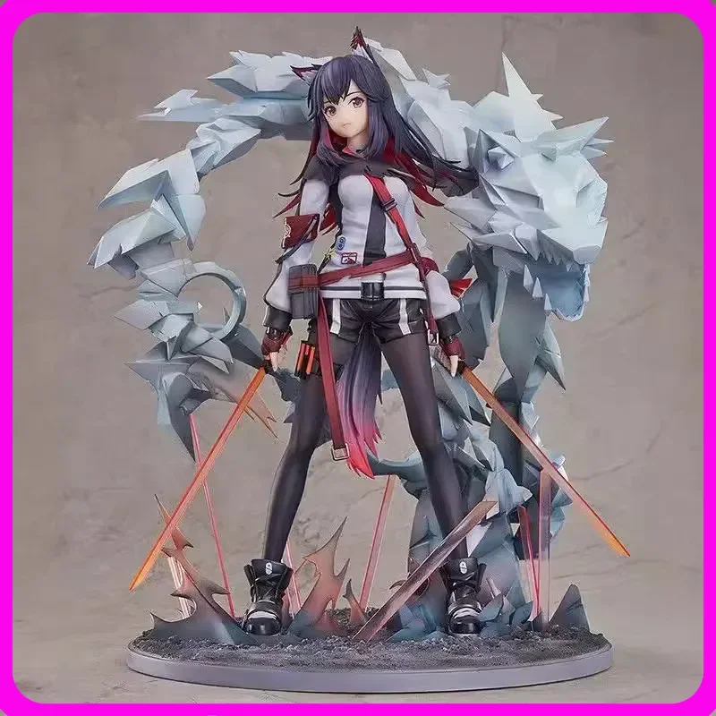 

25cm Arknights Texas Full Power Rhodes Island Game Girl Figure Model Statue Collection Desktop Decoration Ornament Toys Gifts