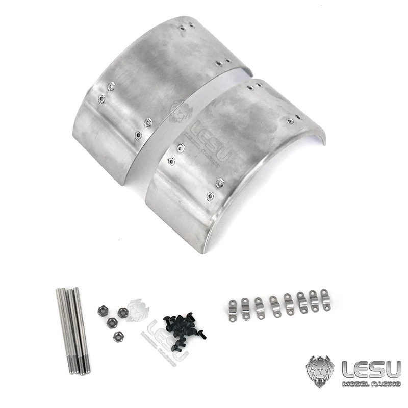 

LESU Metal Mudguard for 1/14 RC Tractor Truck DIY Tamiyay Model Hydraulic Dumper Trailer Remote Control Toys Spare Parts TH17197