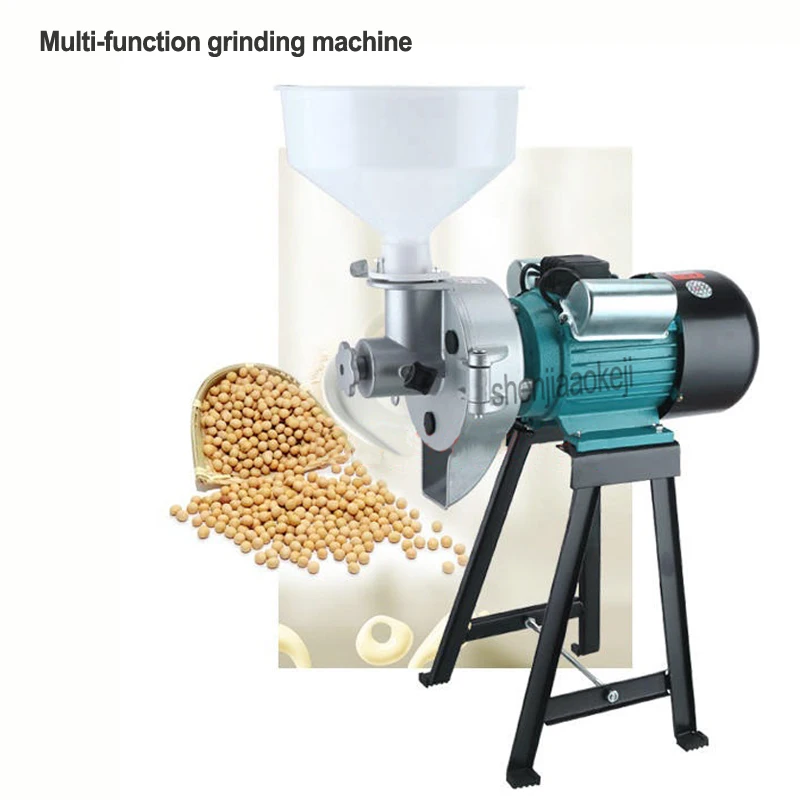 

Peanut butter machine corn crusher Stone mill Soymilk Mini wet eletric stone grain mill sesame butter machine 220v 500/750W