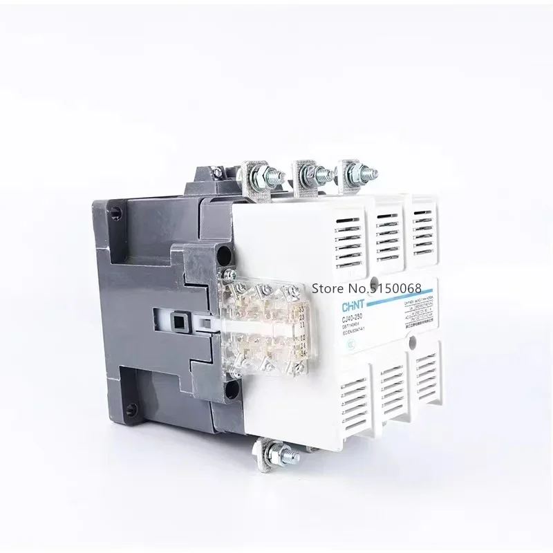 CHINT CJ40 CJ40-100 CJ40-125 CJ40-160 CJ40-200 CJ40-250 CJ40-630 800A 1000A AC 220V 380V Electric Magnetic 3 Phase Contactor