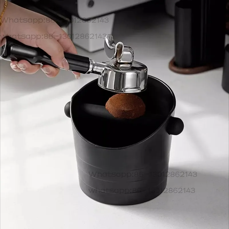Italian coffee pressing powder knocking bucket receiving waste residue storage tool knocking powder bucket