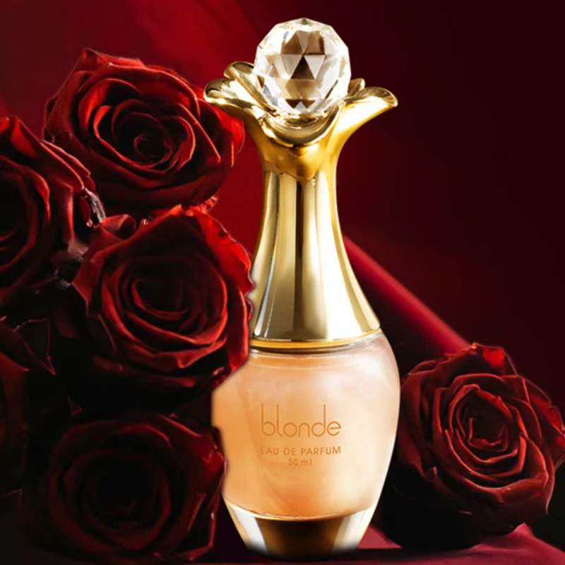 50ml fragrância feminina fresca doce floral de longa duração para mulheres com camadas naturais suaves e radiantes e personagem delicado elegante