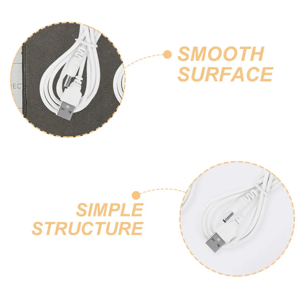 

4Pcs USB to Dc Charging Cable 3.5x1.35mm High Durability Fast Charging USB Dc Power Cord Replacement Adapter