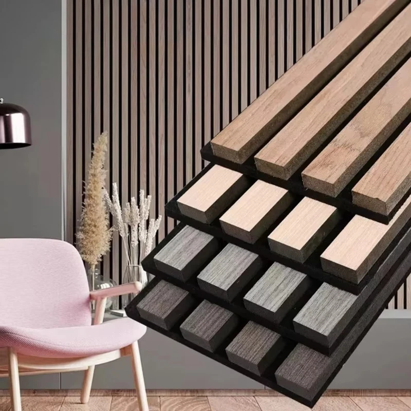 

Sound-absorbing wooden slats, acoustic panels, soundproof wall panels, wooden soundproofing acoustic panels