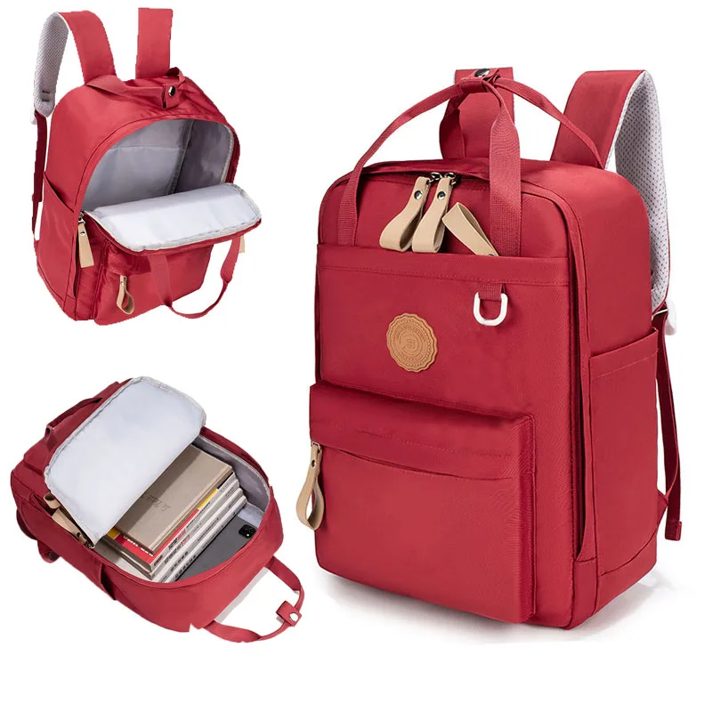 

New Women Male Canvas College Backpack Men Female Retro Travel Book Bag Girl Boy Laptop Student Fashion Vintage Lady School Bags