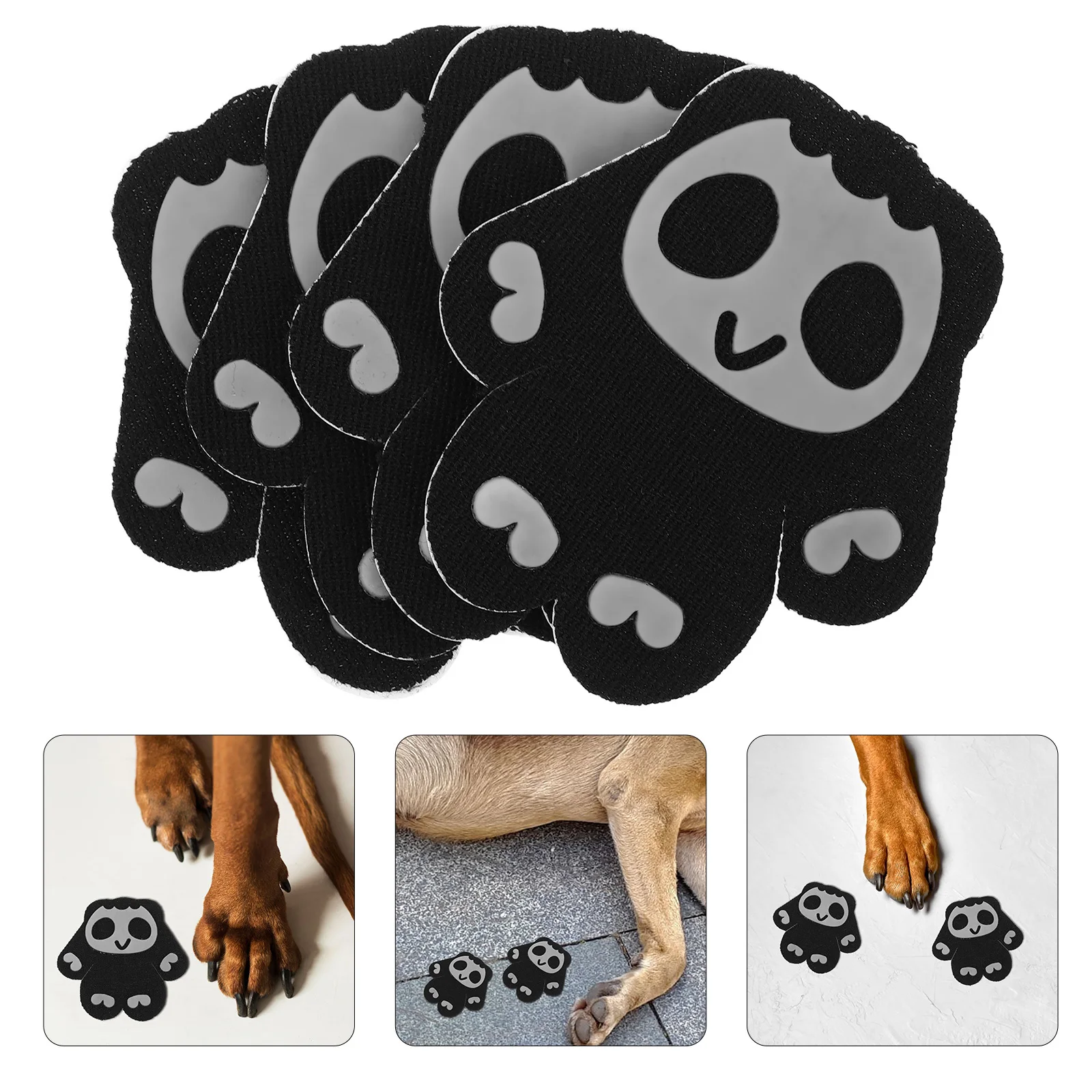 

16pcs Pet Stickers Invisible Paw Grips For Traction On Hardwood Floors Tiles Outdoor Terrains Non-Slip Dog Foot Protectors