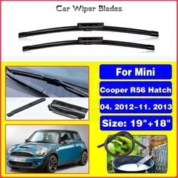 Wiper Front Wiper Blades For Mini Cooper R56 Hatch 04.  2012-11.  2013 Windshield Windscreen Front Window Brushes Cutter 19