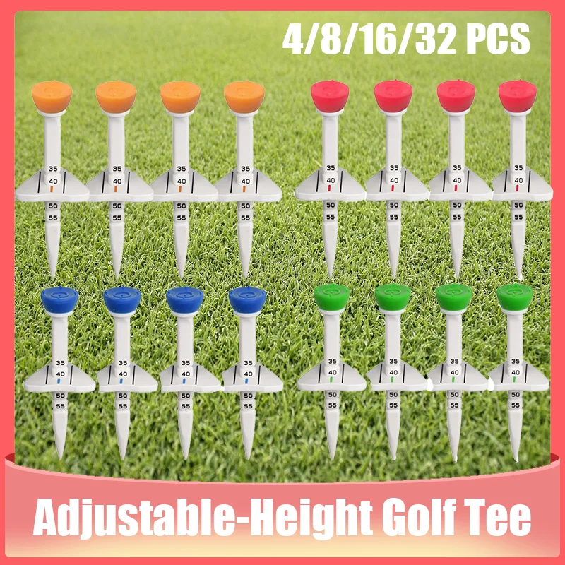 

Набор из 4/8/16/32 регулируемых по высоте гольф-ти (33-55 мм) для тренировок