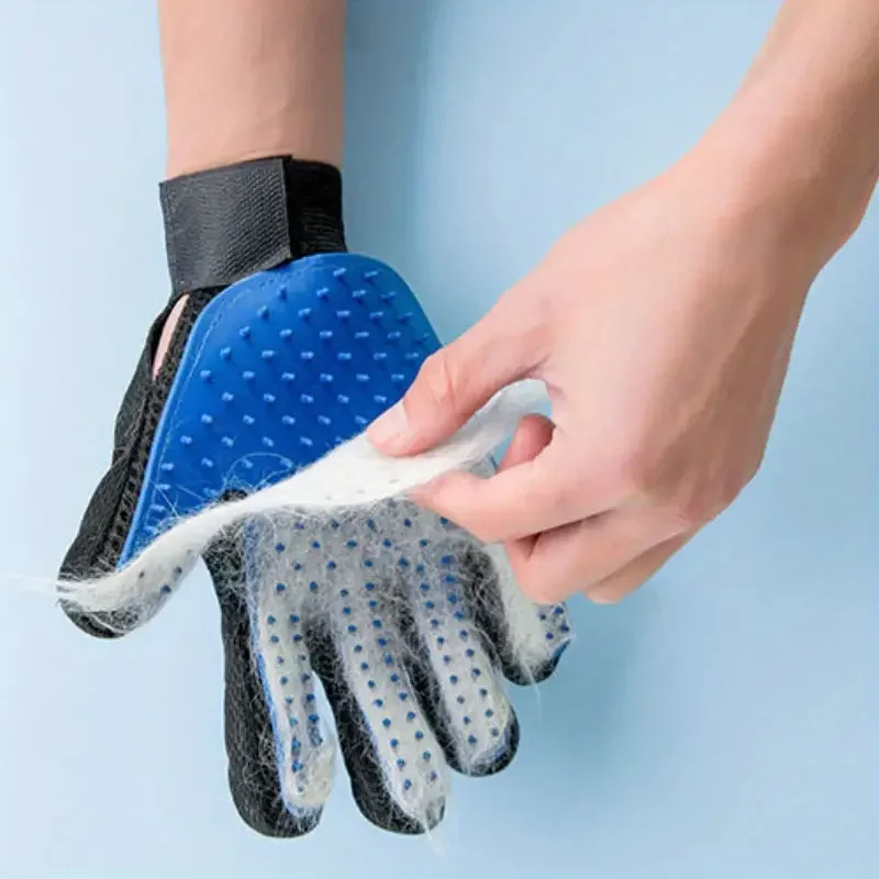 Pet Grooming Glove For Cats Brush Comb Cat Hackle Pet Deshedding Brush Glove For Animal Dog Pet Hair Gloves For Dog Grooming image 5