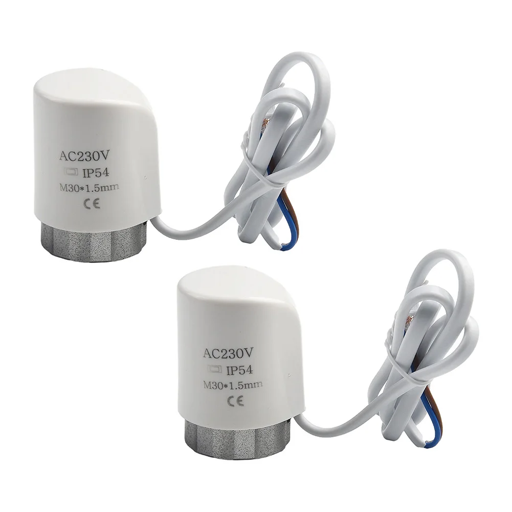 Floor Heating Actuator Electric Thermal Actuator Easy Install Heating Actuator Valve Programmable Controller Compatible