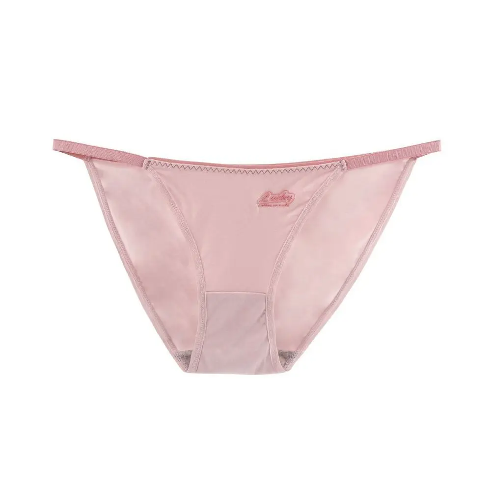 Cuecas sem costura cinto fino lei cintura para meninas algodão virilha coreano cuecas tangas calcinha feminina