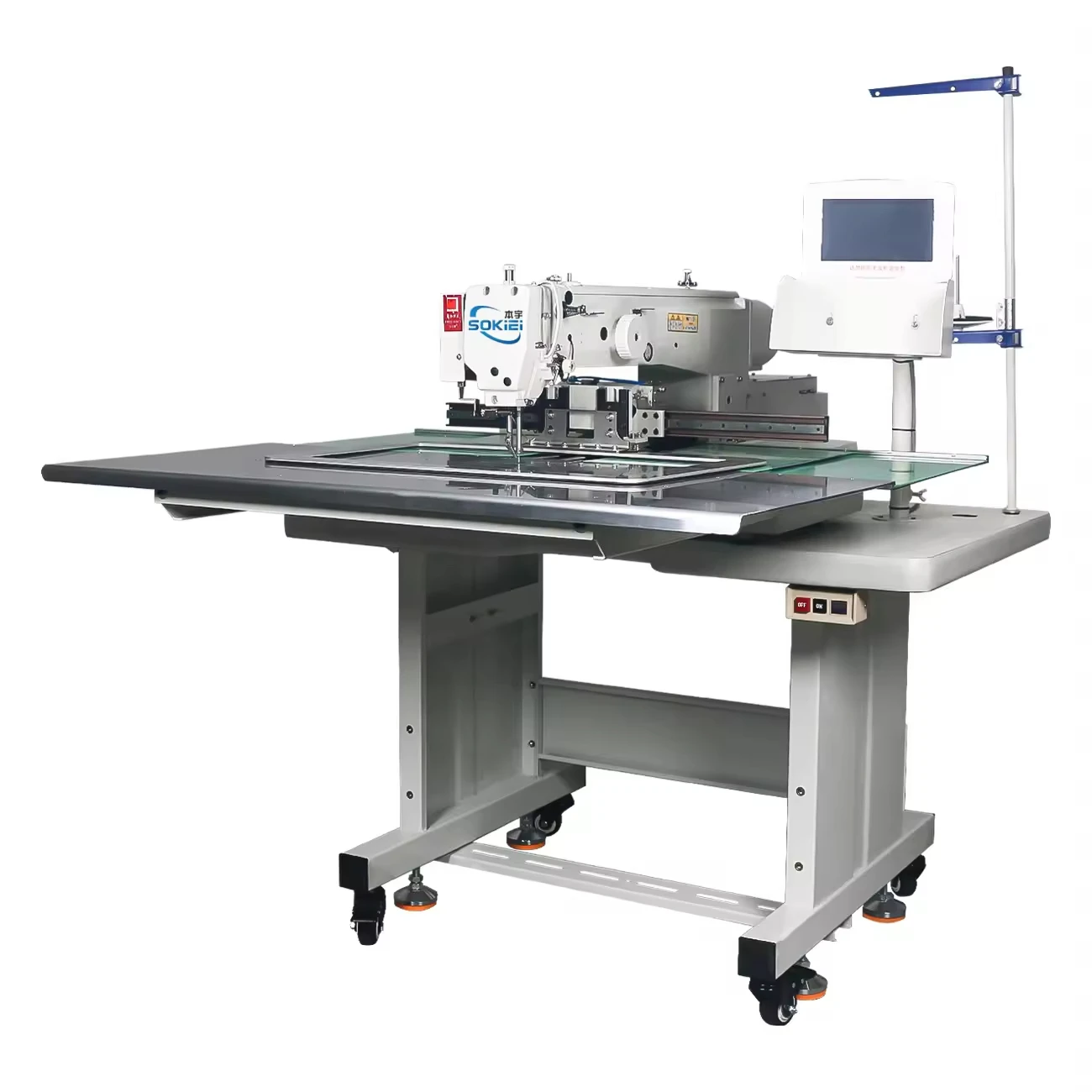 Programmable Flat-Bed Sewing Machine CNC Single Needle & Gear Drive High-Speed Precision For Leather Watch Straps
