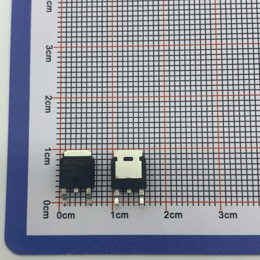 

10PCS/ New original FDD4141 4141 50A 40V P-channel MOS field effect tube patch TO-252
