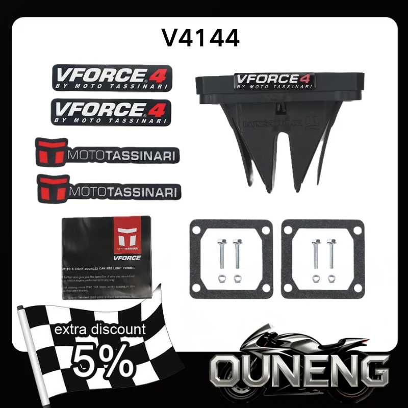

Motorcycle Reed Valve Carbon Fiber Kit V-Force 4 V4144 For Yamaha YZ125Z RX135 RXZ135 DT180 DT175 YZ125 RXZ RXZ-D Y15ZR RX115