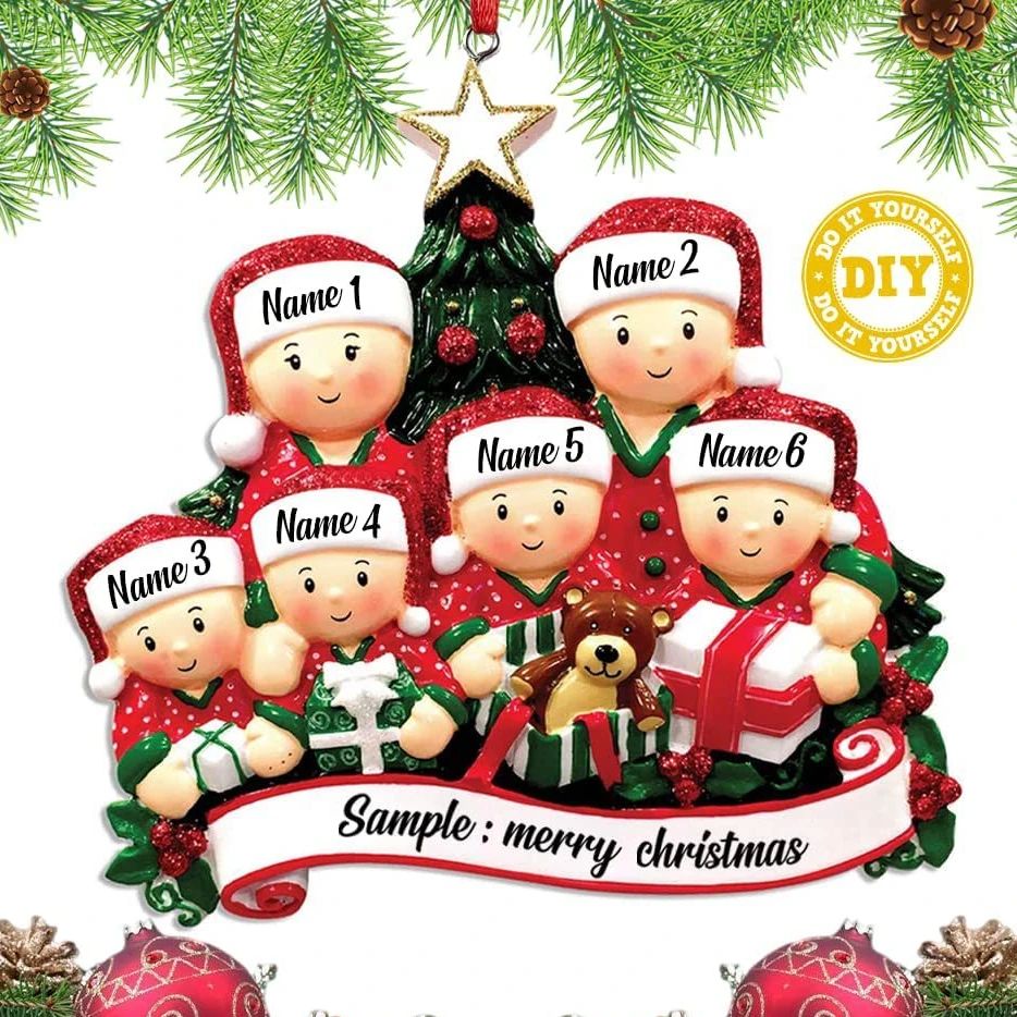 Christmas Tree Hanging Gifts New Year 2024 Home Decoration DIY Personalised Home Christmas Decorations