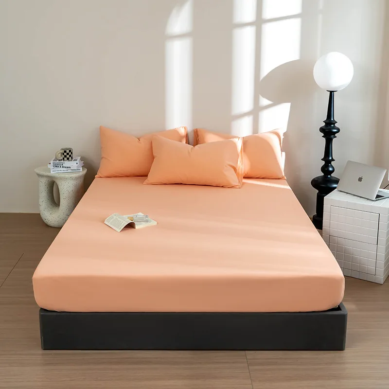 Class A Pure Cotton Yarn-dyed Washed Cotton Waterproof Mattress Simmons Mattress Protective Cover Bed Cover Cotton Diaper Cover