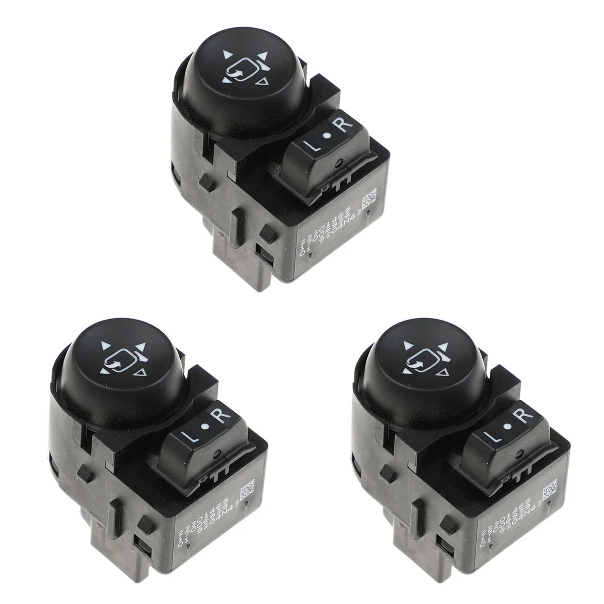 3X New Power Mirror Black Control Button Switch Fits for 23301469