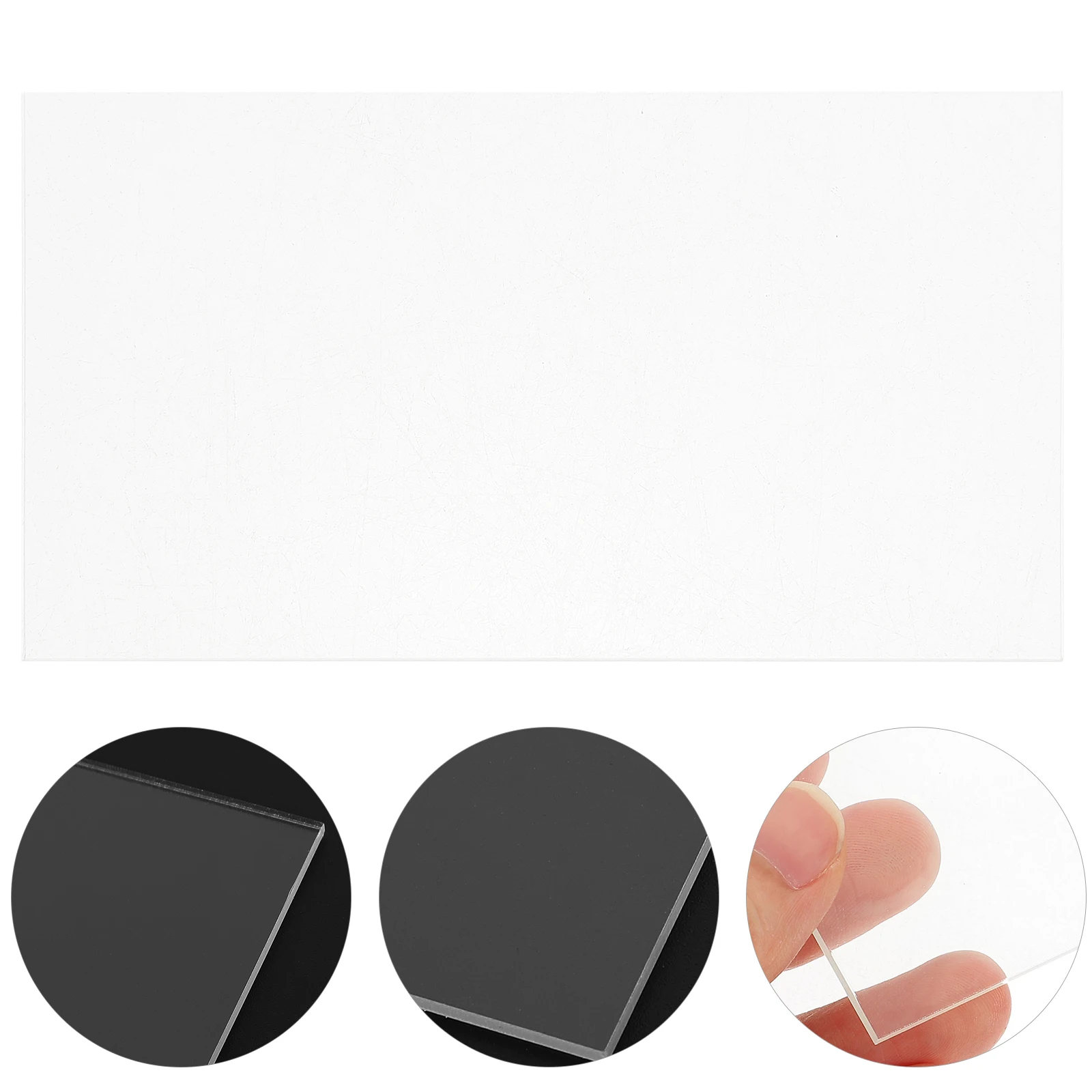 

20pcs Transparent Acrylic Name Place Cards Wedding Table Signs Blank Guest Plates Paintable Seating Chart Board