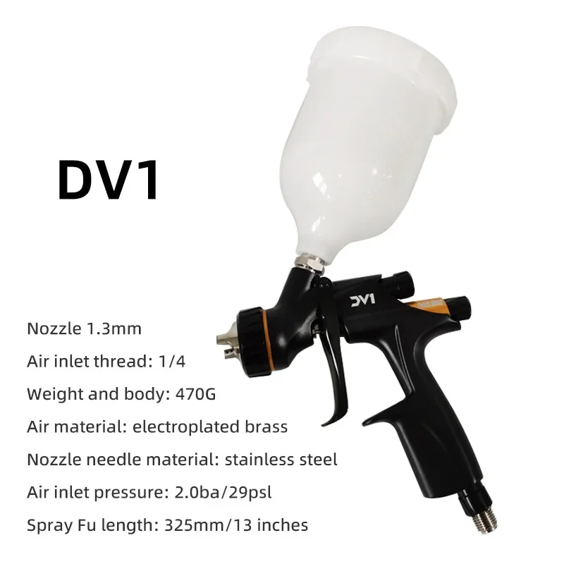 damOriginal Devilbis Car Paint Spray Gun Furniture Industrial Paint Spray 1.3mm Nozzle high atomization Car Repair Painting Tool