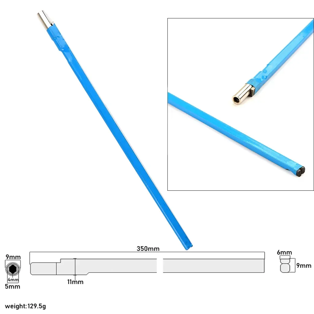 1pc Guitar adjustment levers Two Way & Two Course Adjustable Truss Rod with Brass Head for Bass Electric Guitar Accessories