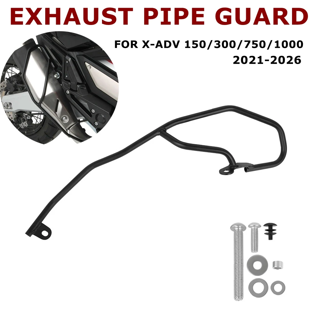

X-ADV750 Motorcycle Collision Rod Exhaust Pipe Crash Bar Bumper Frame Protector For Honda X-ADV 150 300 750 1000 XADV 2020-2026
