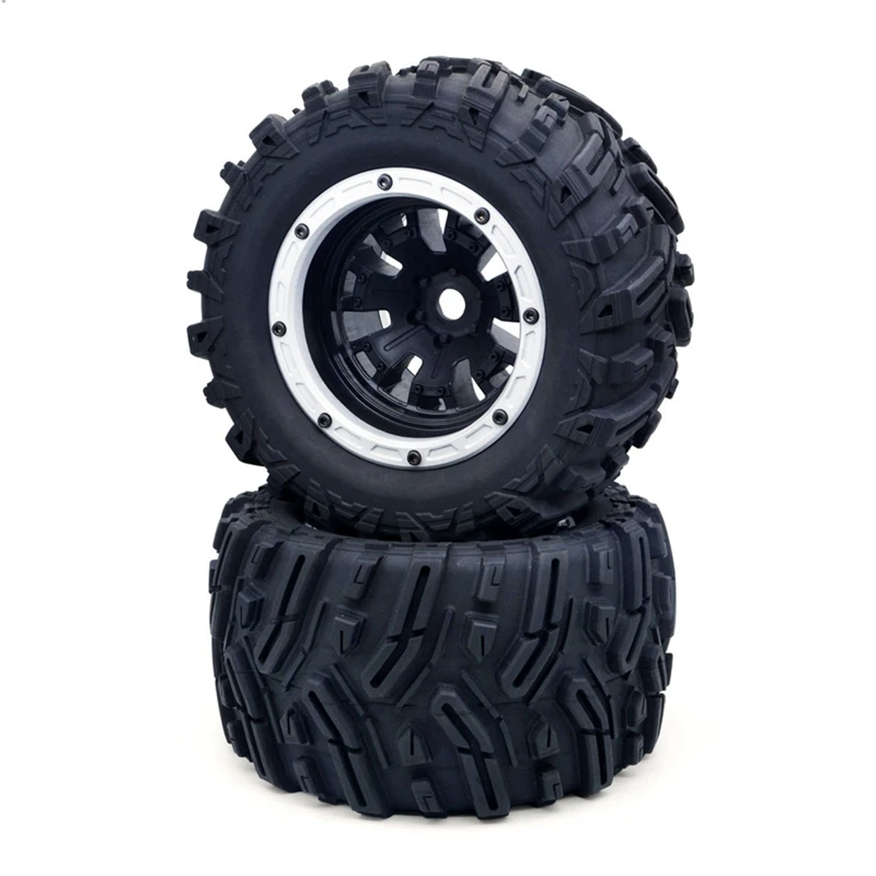 MX-07 2 pz 188mm pneumatico ruota pneumatico 8752 8753 per ZD Racing MX-07 MX07 MX 07 1/7 RC ricambi auto accessori, argento