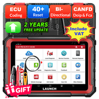 LAUNCH X431 PRO Elite OBD2 diagnostic tool CAN FD DOIP ECU Coding 31+ Reset Full System Scanner FCA Autoauth 2 Years Free Update