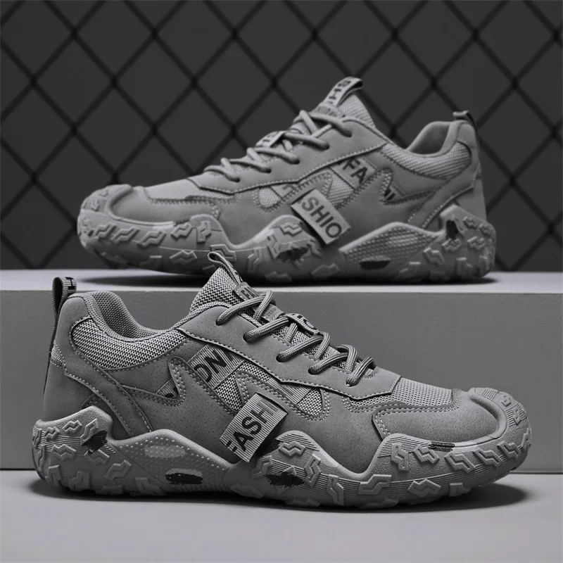 

Men's lightweight casual sneakers spring summer new soft-sole breathable outdoor walking running shoes youth tooling sports shoe