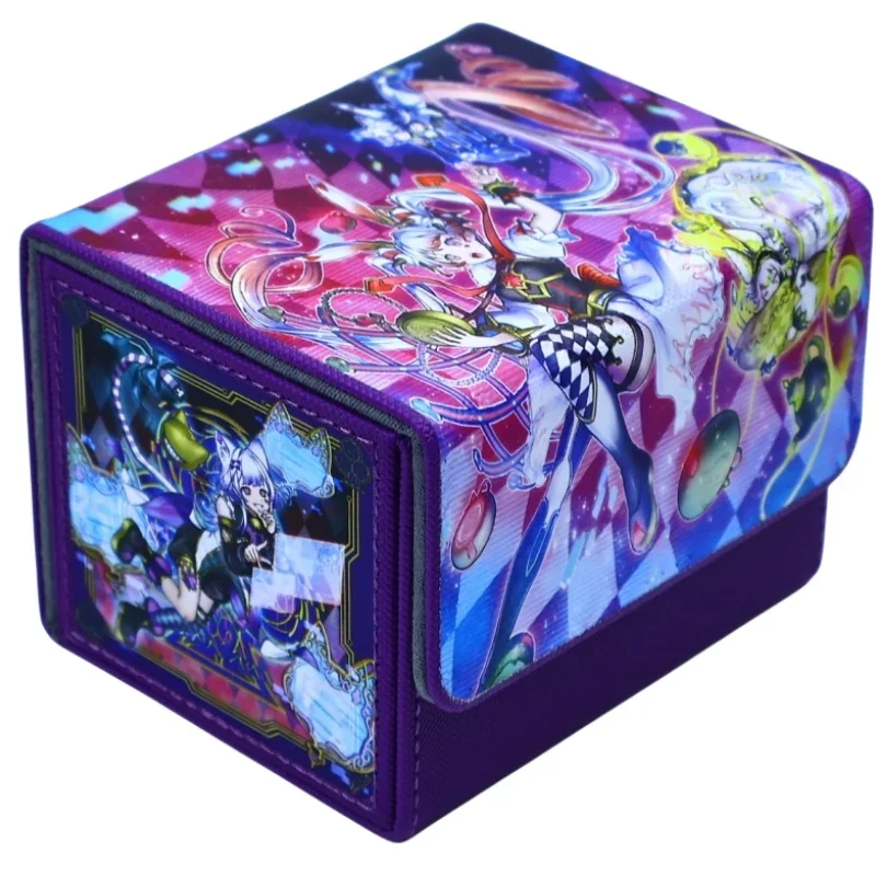 Yu-Gi-Oh! Porte-cartes MLICE IN UNDERWords ensuite MTP-07 Diy qualité en cuir Action Toy Figures Anime Game Collection Boîte de rangement