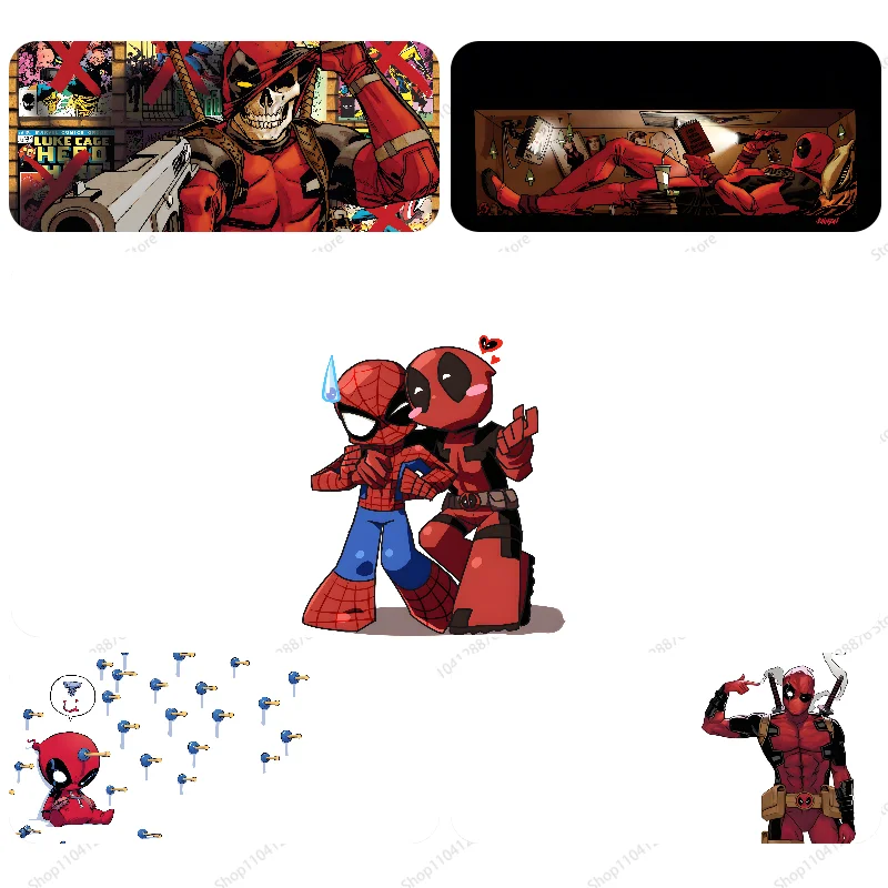 M-Marvel D-Deadpool Anime Mousepad Gaming Mouse pad Gamer Pc Accessories Deskmat Keyboard Mat Desk Protector Mause Pads