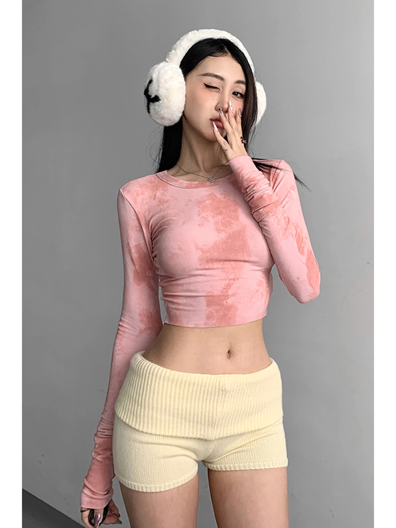 

Low-Waist Knitted ort Pants Women's Elastic Bodycon orts American Sle Sexy Home Clothes Spwear Slimming Hot Pants