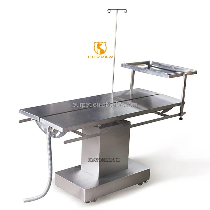 Excellent Quality Electric lifting operating table vet surgical 304 stainless steel table for sale