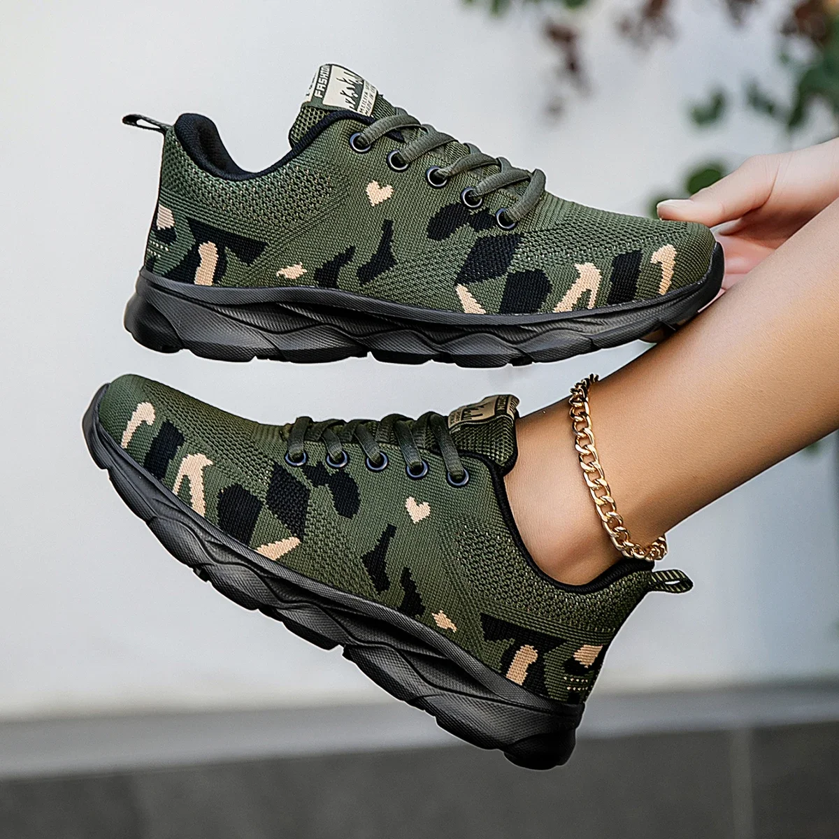 

Women Casual Sneaker Outdoor Mesh Fabric Comfortable Breathable Women Shoes 2025 New Running Walking Shoes for Women Tenis