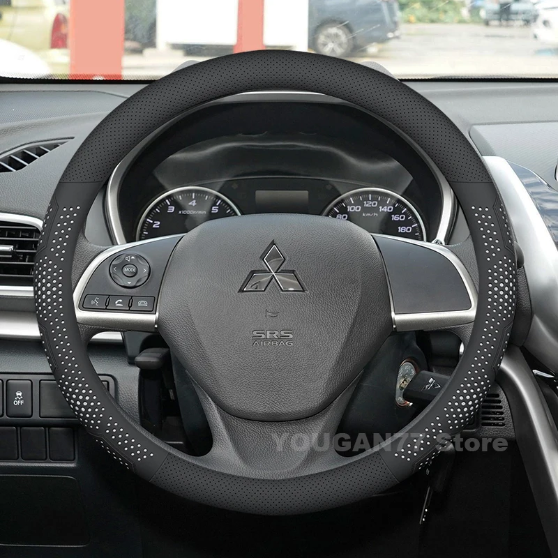 

Кожаный чехол на руль автомобиля для Mitsubishi Eclipse Cross 2018-2025, авто руль Mitsubishi Eclipse Cross, аксессуары
