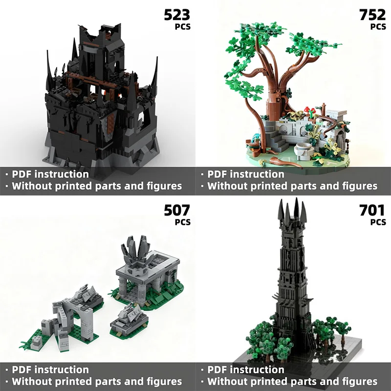 تجميع حلقات المجمع الساحرة لبنات بناء الفيلم، مجموعة فريدة من نوعها بنفسك، إنشاء تذكار أبدي