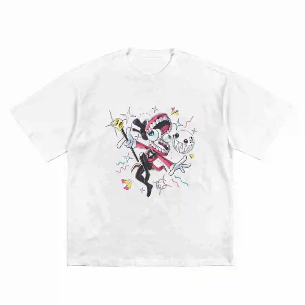 Caine TADC Bubble Ringmaster Short Sleeve Tee 100% Cotton T-Shirt