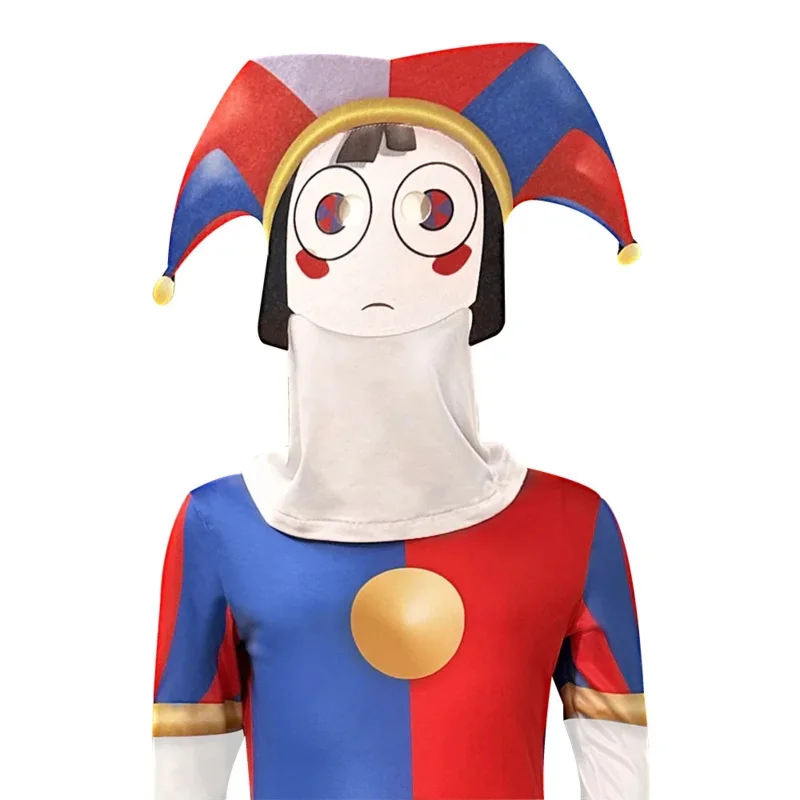 Traje de Cosplay de circo Digital para adultos y niños, traje de Cosplay de Pomni, traje de fiesta de Halloween, Caine Jax