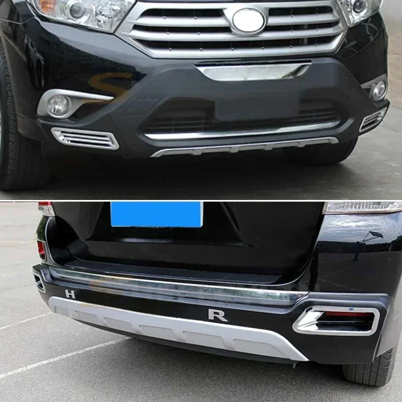 For Toyota Highlander 2011 2012 2013 Bumper Front+Rear Protector Guard Bar High Quality